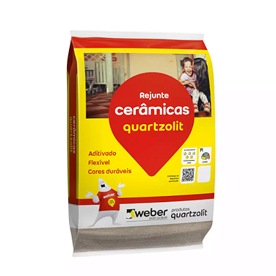 Rejunte Flexivel Marrom Tabaco Saco 5KG - WEBER QUARTZOLIT (Fardo com 6 unidades)