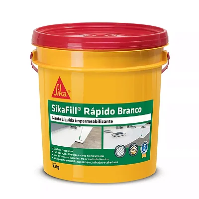 Sikafill Rapido Branco Galao 3,6kg - SIKA