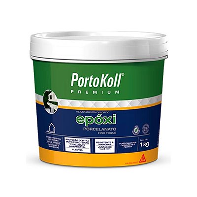 Rejunte Epoxi Porcelanato Cinza Platina 1kg - Parex Portokoll