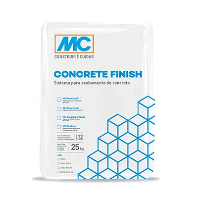 Quicktop Cinza Concreto Saco 25kg - MC BAUCHEMIE