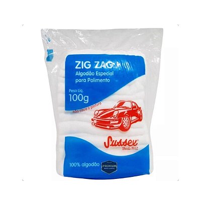 Algodão para Polimento 100g - Zig-Zag