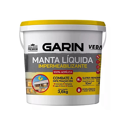 Manta Líquida Cinza 3,6kg - GARIN