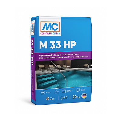 MC-BAUCHEMIE* M 33 HP BRANCO SACO 20 KG