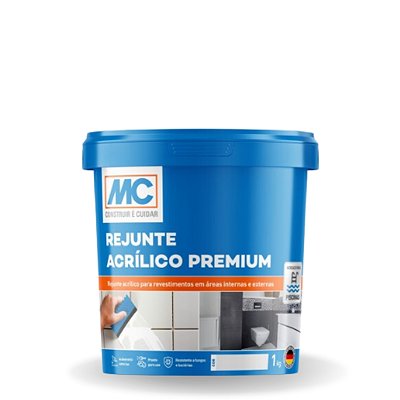 Rejunte Acrilico Premium (Azul Celeste Pote 1KG) MC-BAUCHEMIE