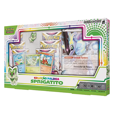 Box Pokemon - Miraidon Ex Lendas de Paldea - Pokémon TCG Escala