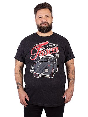 Camiseta Fusca Rat Preto Jaguar