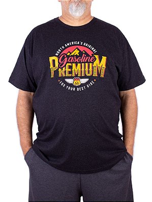 Camiseta Gasolina Premium Preto Jaguar