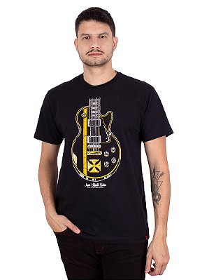 Camiseta Guitarra James Hetfield Preta