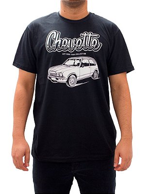 Camiseta Chevette Tubarão Preta