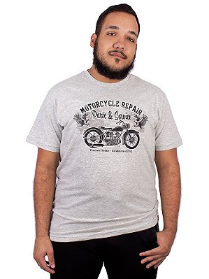 Camiseta Moto Águia Gelo Mescla