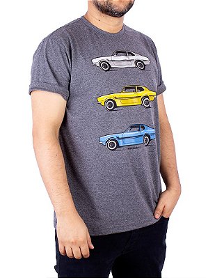 Camiseta Carro Tri Maverick Grafite