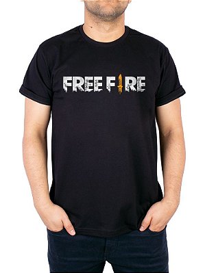Camiseta Free Fire Preta