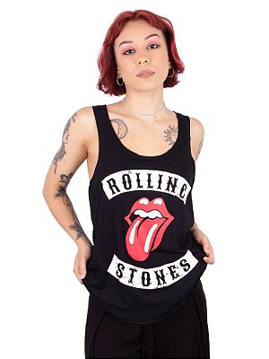 Regata Feminina Rolling Stones Preta