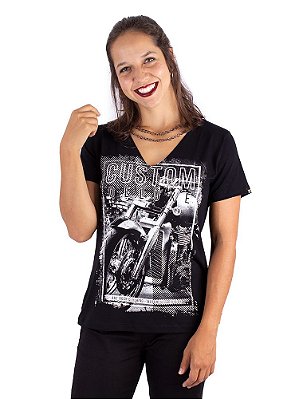 Blusa Corrente Moto Deluxe - Preta