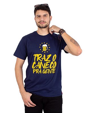 Camiseta Brasil Traz o Caneco Marinho