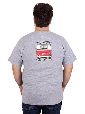 Camiseta Kombi Surf Cinza Mescla