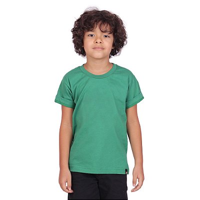 Camiseta Infantil Básica Verde