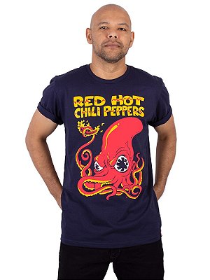 Camiseta Red Hot Octopus Marinho