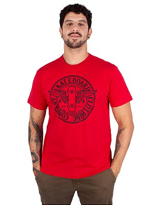 Camiseta Skate Company - Vermelha.