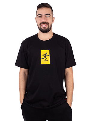 Camiseta Skate Picto - Preta.