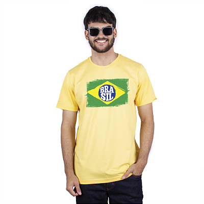 Camiseta Brasil Original - Amarela.