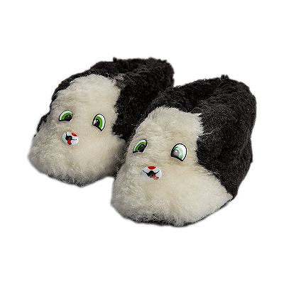 Pantufa Infantil De Pele