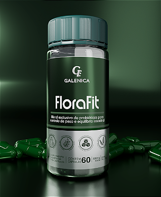 FloraFit - Probióticos para Emagrecer-Saúde Instestinal-Reduz inchaço Abdominal