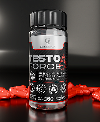 TESTO FORCE-Blend Natural para Força, Virilidade e Performance