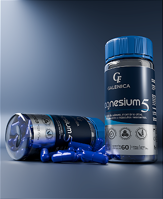 Magnesium 5 - 5 Formas de Magnesio- Solução Completa para Corpo e Mente- com Magnésio Treonato- Pack com 2 Potes