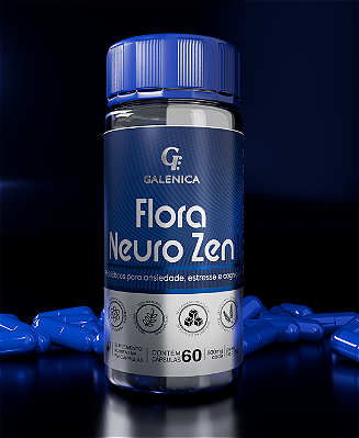 Flora Neuro Zen - Probióticos para Ansiedade-Estresse-Cognição