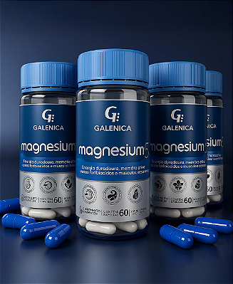 Magnesium 5 - 5 Formas de Magnésio- Solução Completa para Corpo e Mente- com Magnésio Treonato- Pack com 4 Potes