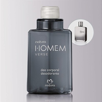 Refil Desodorante Corporal Natura Homem Verse 100ml Natura