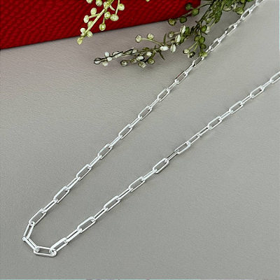 CORRENTE 60CM CARTIER  ALONGADA 3,3MM UNC UNICA