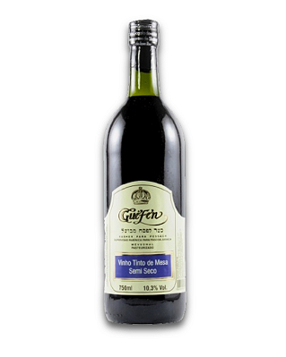 Vinho Guefen Tinto Semi Seco Vegano Kosher
