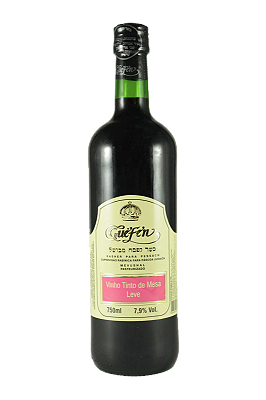 Vinho Guefen Tinto Suave Leve Vegano Kosher