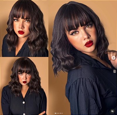 Wig Mabis - CASTANHA ESCURO