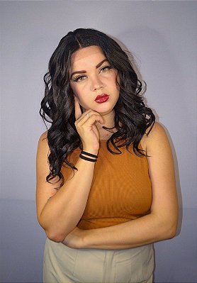 Lace Front Nathy  - Preta