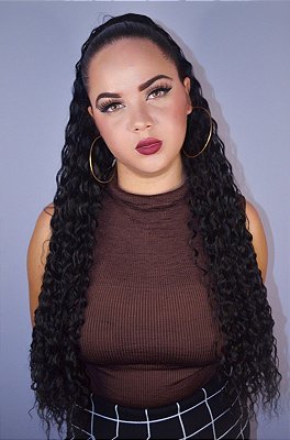 Rabo de Cavalo - Funk  - Cacheado  - Preto 1B