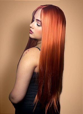 Front Lace Ruby -  Ruivo Fantasia