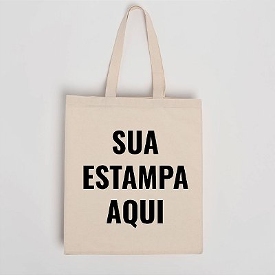 Eco bag 30x40cm personalizada - Kit com 10 unidades