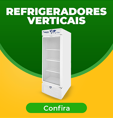 Refrigeradores verticais.