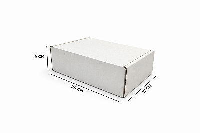 CAIXA CORREIO BRANCA - 25X17X09