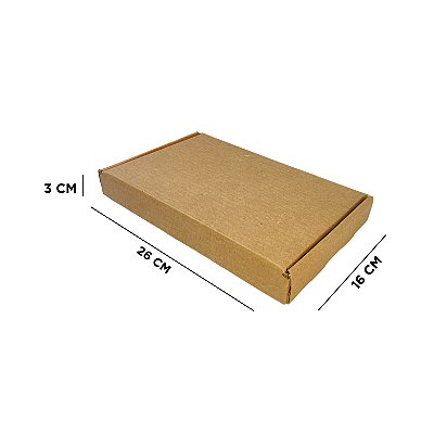 CAIXA MODELO LIVRO Nº15 - 26X16X03