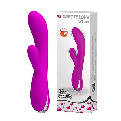 Pretty Love Wilbur - Vibrador Estimulador de Ponto G e Clitóris Recarregável com 12 Modos de Vibrações, Função Memória