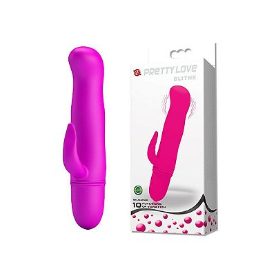 Vibrador De Ponto G Com Estimulador De Clitóris- PRETTY LOVE BLITHE