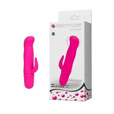 Vibrador De Ponto G Com Estimulador De Clitóris- PRETTY LOVE BLITHE