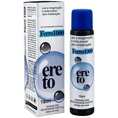 Gel Ferro 1000 Prolongador De Ereção 18ML - Segred Love