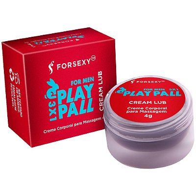 Pomada Lub Play Pall Potencializador Masculino 4g - For Sexy