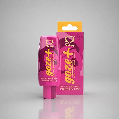 Gel Excitante Feminino Goze + Sexy Fantasy – Acelerador de Orgasmo 4 em 1