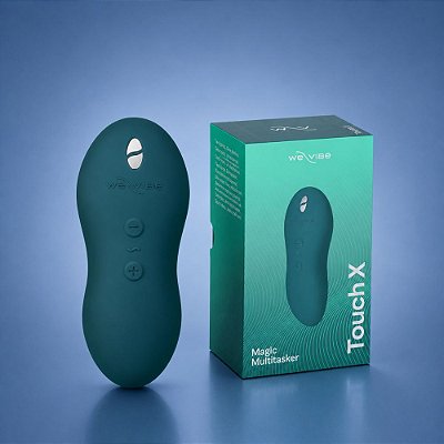 Vibrador Estimulador Clitoriano E Ponto G – We-Vibe Touch X Verde – Silicone Premium